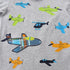 Summer Boys Airplane Short Sleeve Set